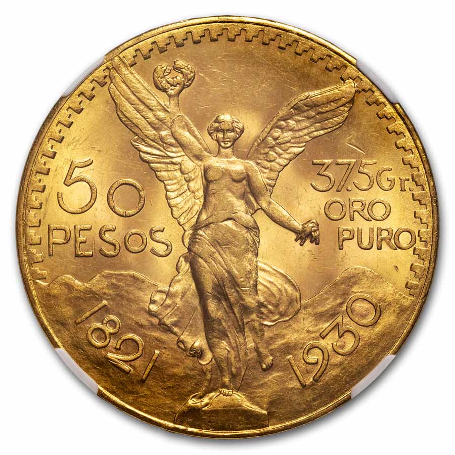 1934年 ビンテージ メタルデスクカレンダー ゴールド 30sアメリカUSA 1930 Mexico Gold 50 Pesos MS-64 NGC | eBay